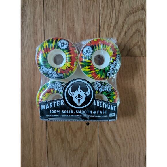 Darkstar Master Urethane Rasta Insignia Wheels 52mm 99a White - Picture 1 of 2
